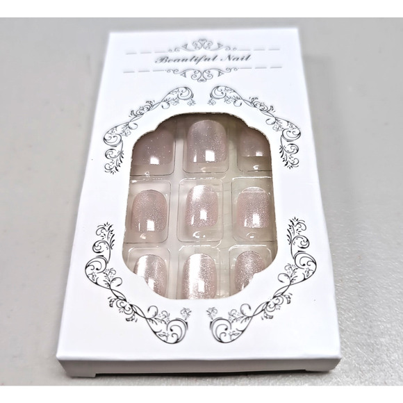 Stick On Press On False Nails Lot Of 6 Packs Pink Blue Red White At Home #2 READ - Picture 12 of 13